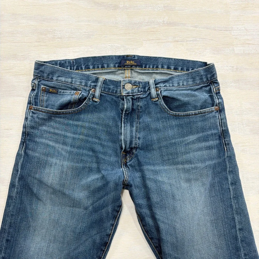 Polo Ralph Lauren Jeans Classic Fit 33x30 Straight Leg Blue Denim Mens